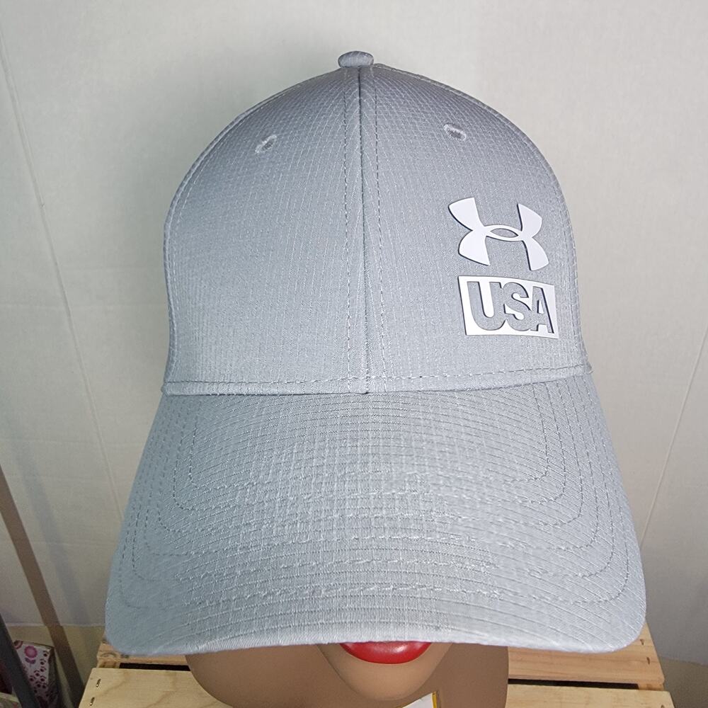 Under Armour Grey "USA" Ball Cap - Size M/L